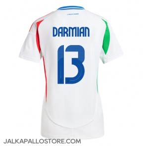 Italia Matteo Darmian #13 Vieraspaita Naisten EM-Kisat 2024 Lyhythihainen